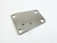 ESP Star Cut Guitar Neck Plate Black Nickel